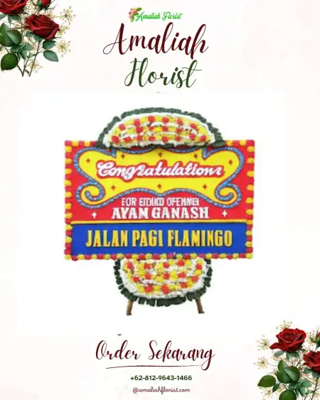 Sewa Papan Bunga Masjid Asmaul Husna Gading Serpong