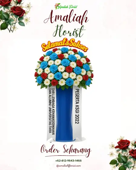 Standing Flowers Masjid Asmaul Husna Gading Serpong